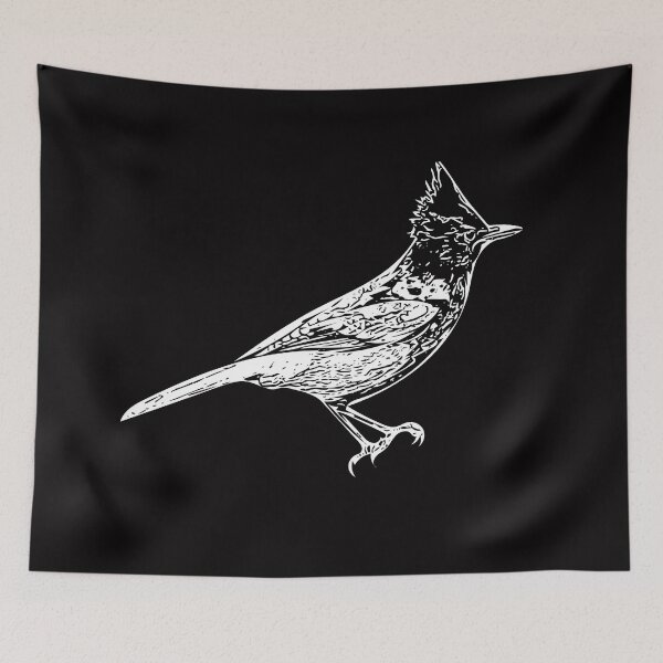 Item preview,  Steller's Jay White Print  designed and sold by designsasstultd.