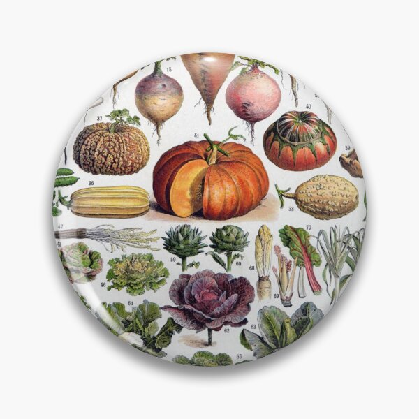 Item preview, Vegetables by Adolphe Millot designed and sold by redoARTstore.
