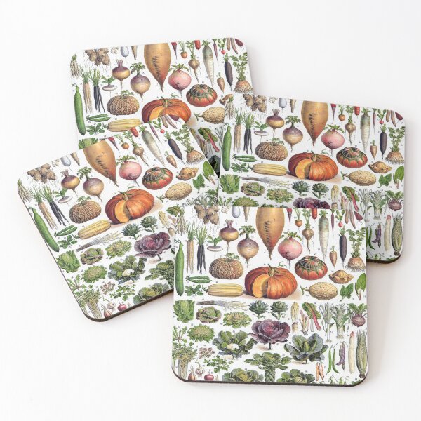 Item preview, Vegetables by Adolphe Millot designed and sold by redoARTstore.