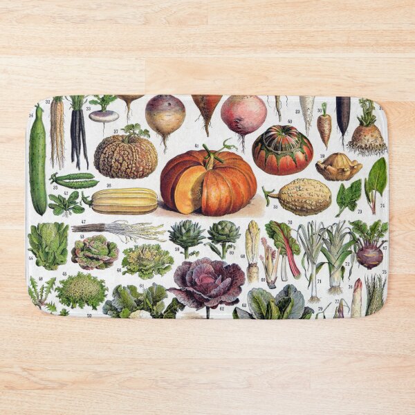 Item preview, Vegetables by Adolphe Millot designed and sold by redoARTstore.