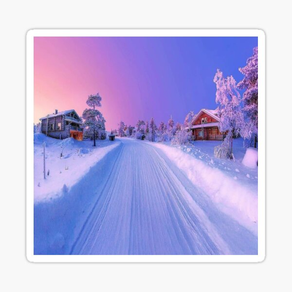 Vista previa del artículo con la obra «Días nevados», diseñado y vendido por ChartGifts.