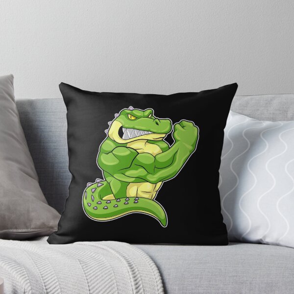 Item preview, Crocodile as Bodybuilder with big Muscles designed and sold by Snabdesign84.