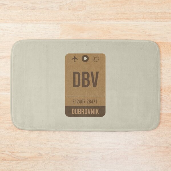 Item preview, Dubrovnik Vintage Airport Luggage Tag designed and sold by InspireShop.