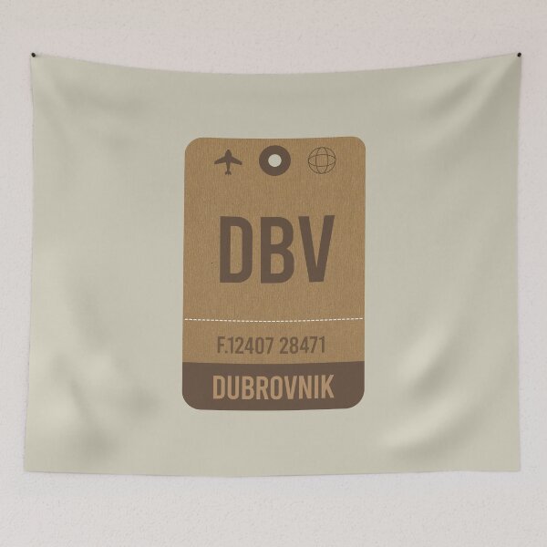 Item preview, Dubrovnik Vintage Airport Luggage Tag designed and sold by InspireShop.