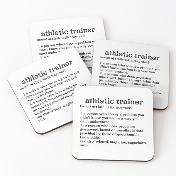 Item preview, Athletic Trainer Definition; See also: Wizard, Magician, Superhero, Ninja designed and sold by TeesYouWant.