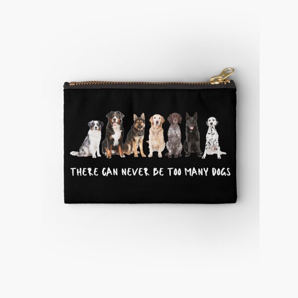 Item preview, There can never be too many dogs. Photograph, capitals, handwritten text. designed and sold by JellyBeenzz.