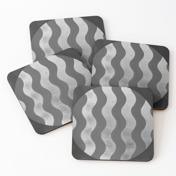 Item preview, BASSE TAILLE TEXTURE #3 - WAVE SQUARE greyscale designed and sold by MelodyArmstrong.
