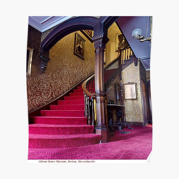 Gibson House Front Staircase Poster