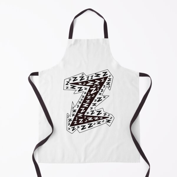 Item preview, Letter Z (black on white) designed and sold by artfulnotebook.