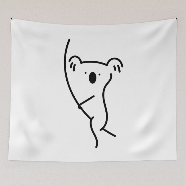 Item preview, Koala line drawing designed and sold by spontania.