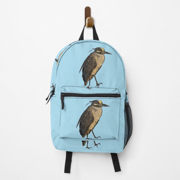 Item preview, Yellow Crowned Night Heron Black Alternate Print designed and sold by designsasstultd.