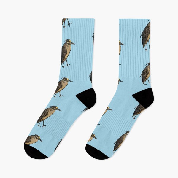 Item preview, Yellow Crowned Night Heron Black Alternate Print  designed and sold by designsasstultd.