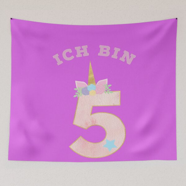 Item preview, Ich bin 5 unicorn designed and sold by WOWSOMETHINGNEW.