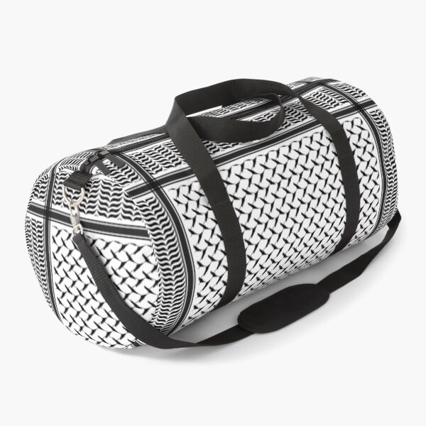 Palestinian keffiyeh | Palestine map Pattern Duffle Bag