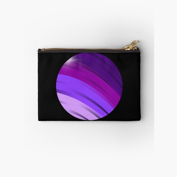 Item preview, Striped Purple Globe Outlined in Black designed and sold by Oliver Jones Designs.