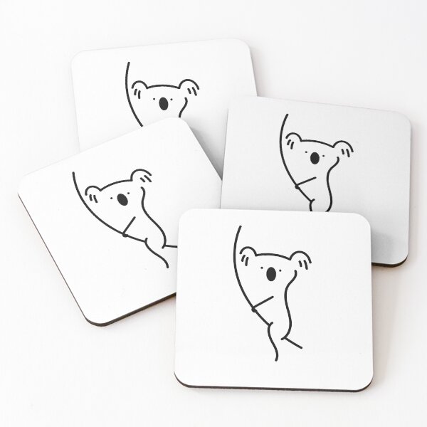 Item preview, Koala line drawing designed and sold by spontania.