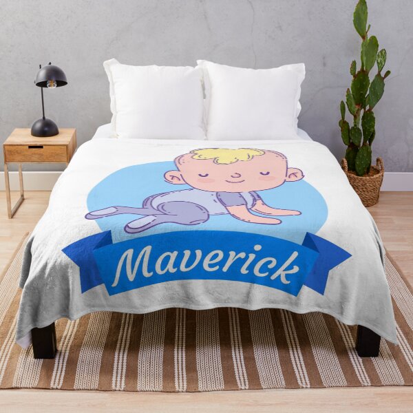 Item preview, Maverick Boy names for babies designed and sold by Piztees.