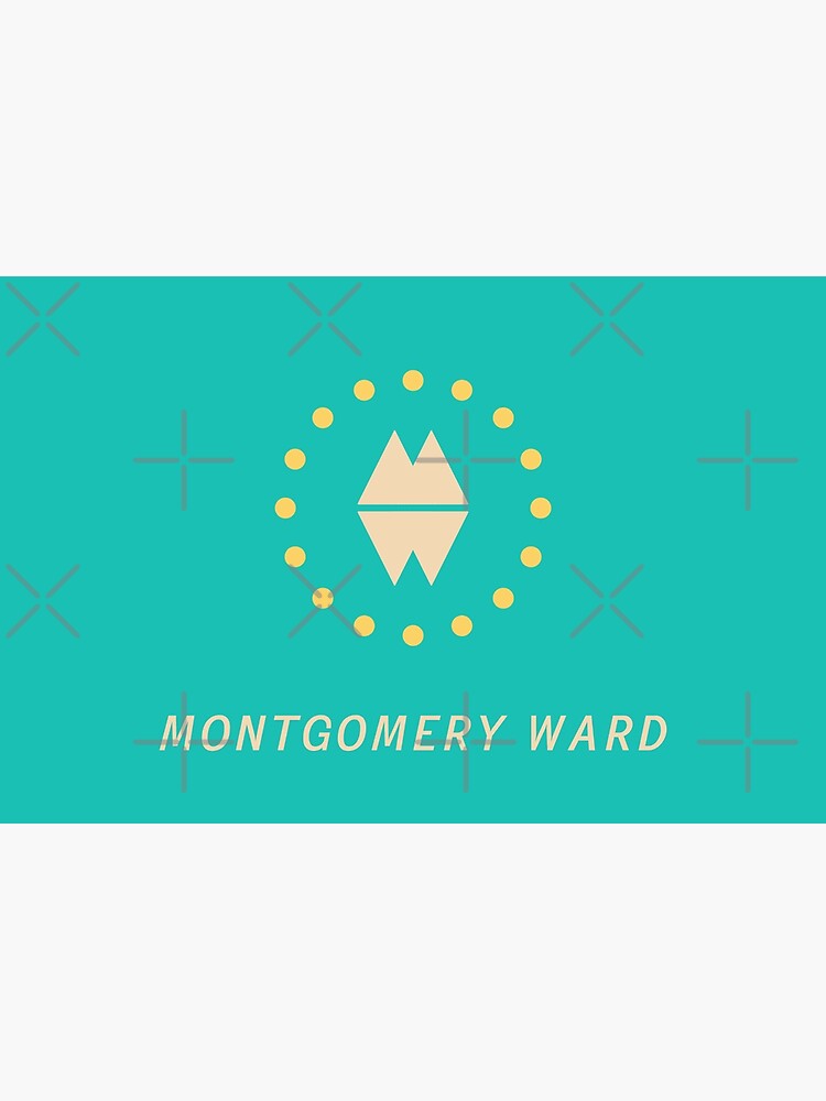 Vintage 1960s Montgomery Ward Logo | Postcard