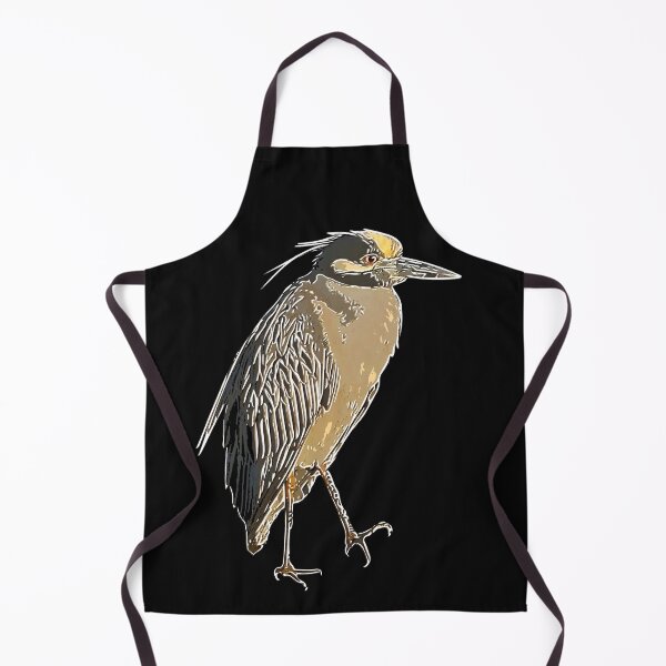 Item preview, Yellow Crowned Night Heron White Alternate Print designed and sold by designsasstultd.