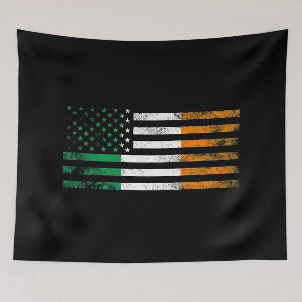 Item preview, Irish American Flag designed and sold by stretchtees.