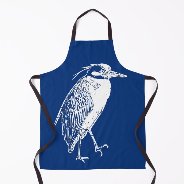 Item preview, Yellow Crowned Night Heron White Print designed and sold by designsasstultd.
