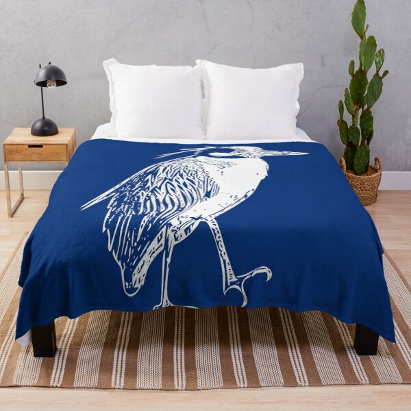 Item preview, Yellow Crowned Night Heron White Print designed and sold by designsasstultd.