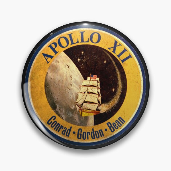Item preview, vintage Apollo 12 logo designed and sold by trendistudio.