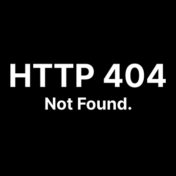 Artwork thumbnail, HTTP 404 Not Found by Create-