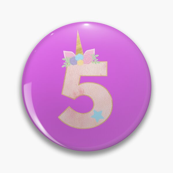 Item preview, 5 unicorn birthday gift idea designed and sold by WOWSOMETHINGNEW.