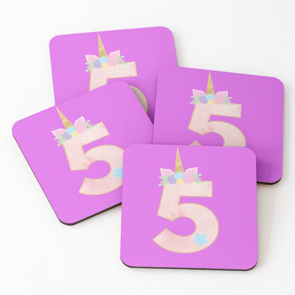 Item preview,  5 unicorn birthday gift idea designed and sold by WOWSOMETHINGNEW.