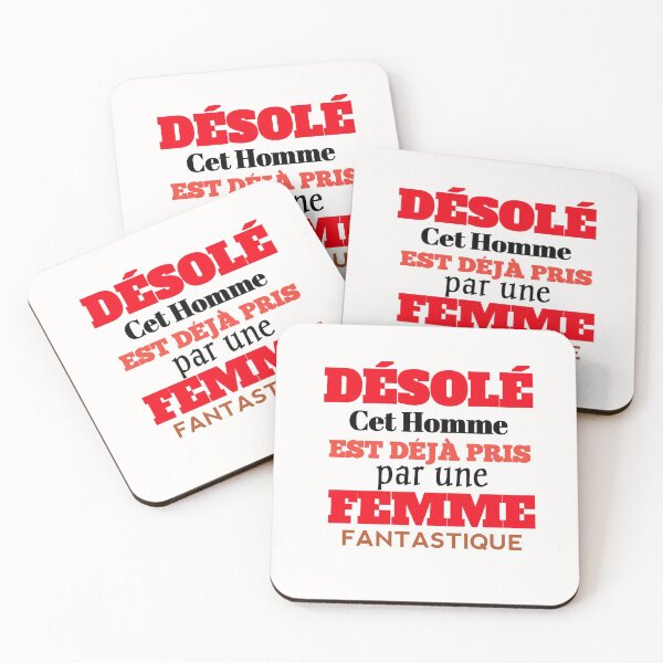 Item preview, Désolé cet Homme est déjà Pris par Une Femme Fantastique designed and sold by The Nova Prints .