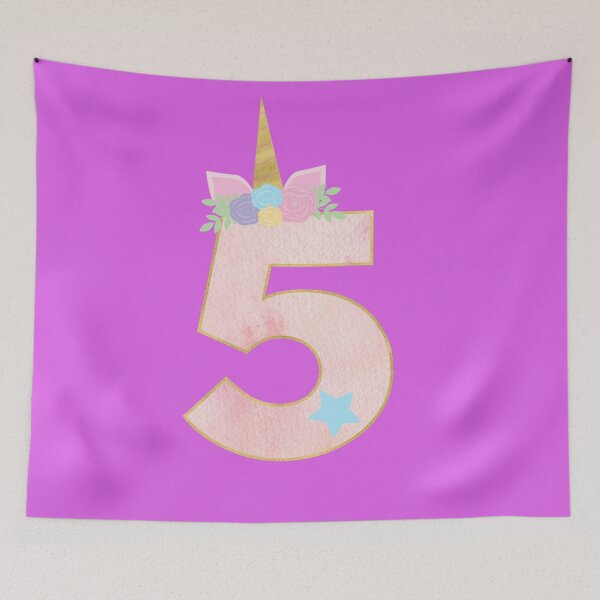 Item preview, 5 unicorn birthday gift idea designed and sold by WOWSOMETHINGNEW.