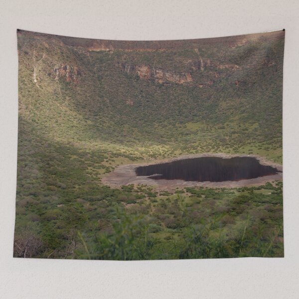 Item preview, El Sod Extinct Volcano Crater Lake Landscape Ethiopia designed and sold by worldways.