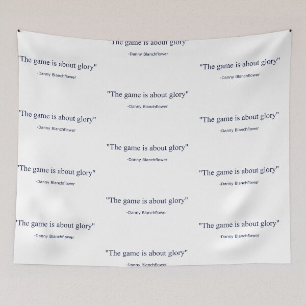 Item preview, "The game is about glory" designed and sold by Rag-Dog.