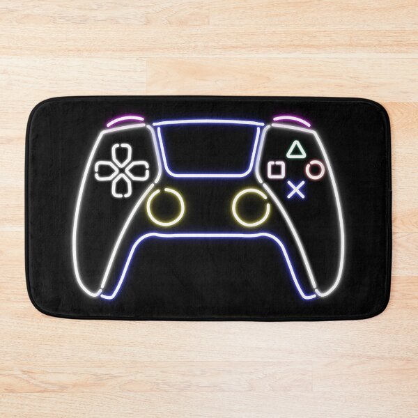 Item preview, Neon PlaySation 5 controller designed and sold by GamespaceDesign.