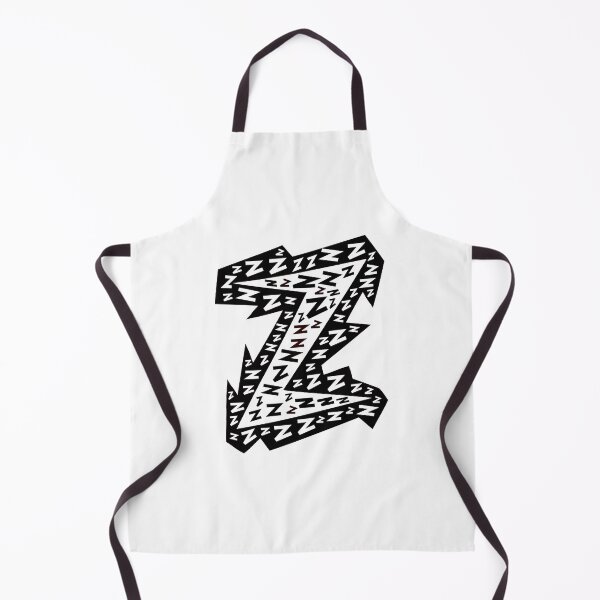 Item preview, Letter Z (transparent/white on black) designed and sold by artfulnotebook.