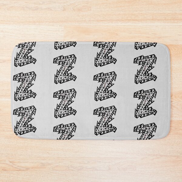 Item preview, Letter Z (transparent/white on black) designed and sold by artfulnotebook.