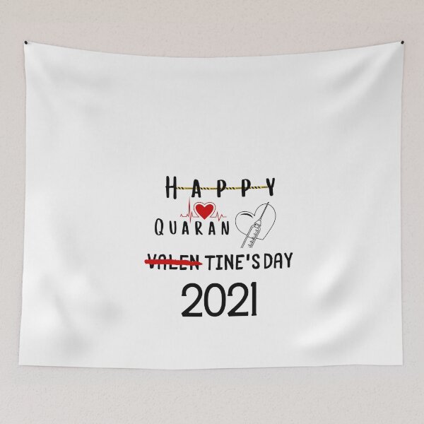 Item preview,  Funny Valentine T-shirt : Happy Quarantine's Day 2021 ! designed and sold by todoAwesome.