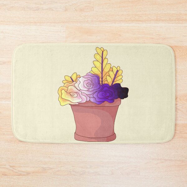 Item preview, Nonbinary Pride Potted Plant designed and sold by ForTheFrogWar.