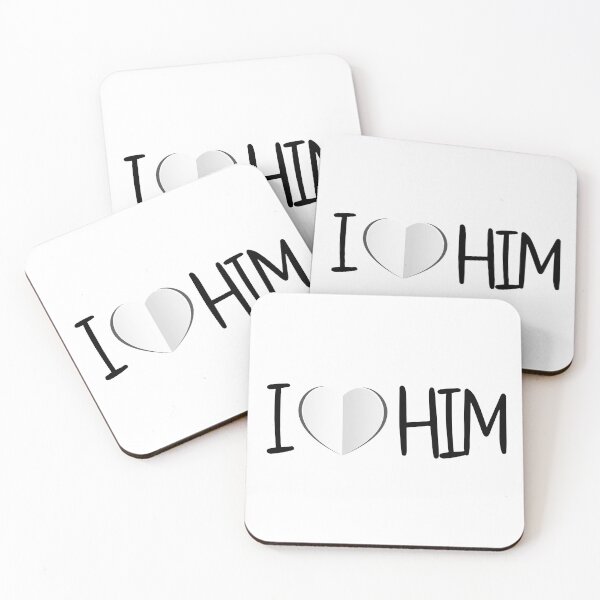 Item preview, I love him. Paper heart. White. ❤️ designed and sold by Tee702.