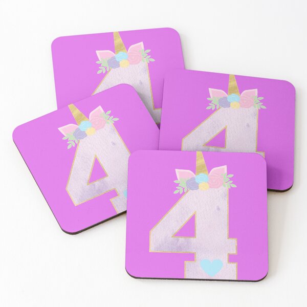 Item preview, Ich bin 4 unicorn designed and sold by WOWSOMETHINGNEW.