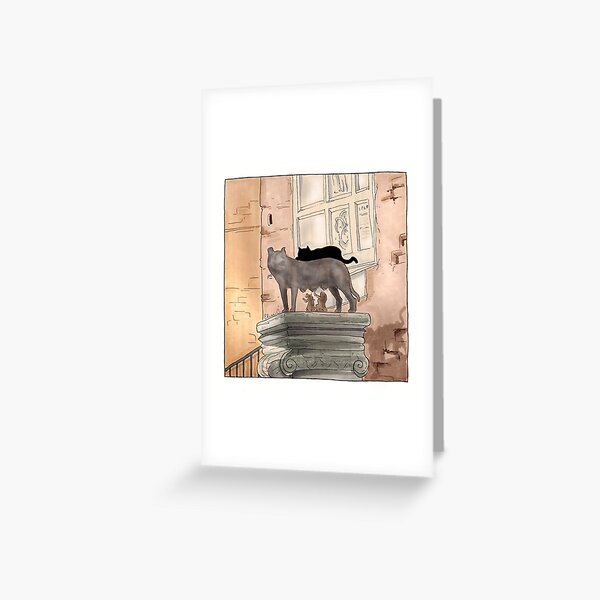 Item preview, Journal of a Cat in Rome - Napping on top of the Lupa designed and sold by Stanis the Cat.
