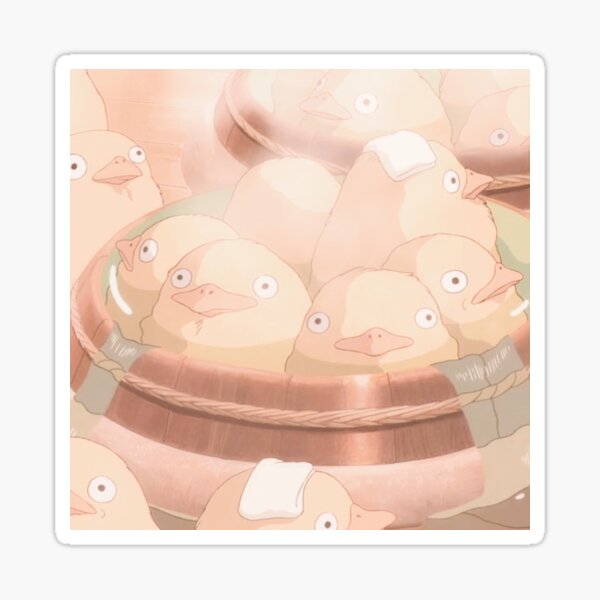 SPIRITED AWAY (canetons?) Sticker