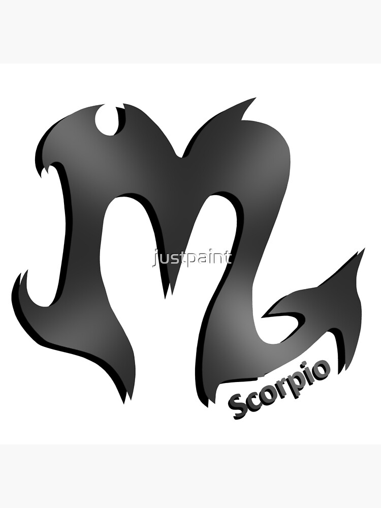 Scorpio Zodiac Sign Symbol Art Board Print