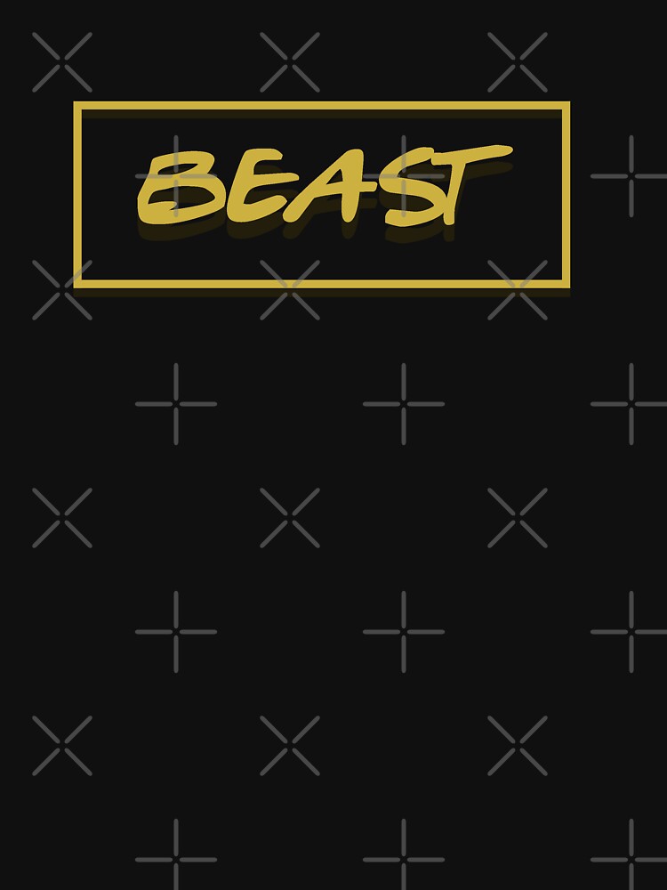 Gold beast 2024 logo hoodie