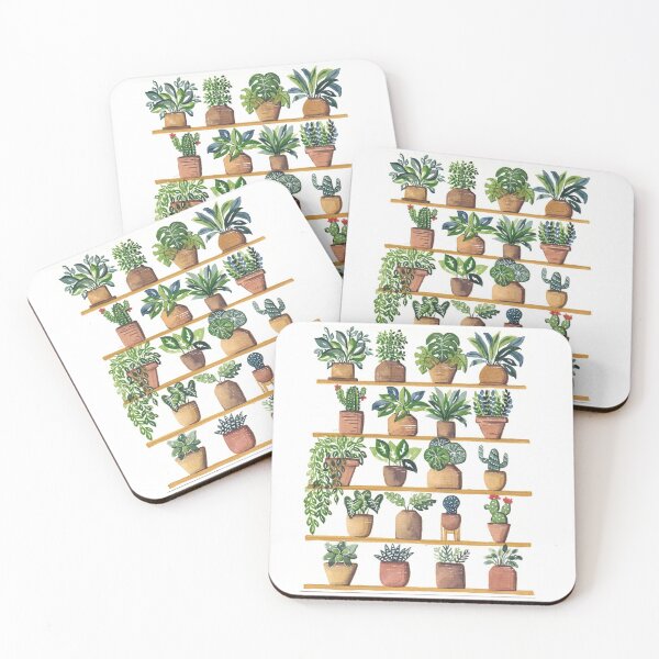 Item preview, houseplants shelfie terracotta designed and sold by fnk designs.