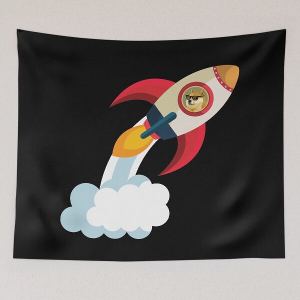 Item preview, Dogecoin To The Moon designed and sold by Everythingafter.
