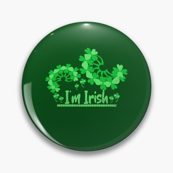 Item preview, Beautiful shamrocks with vintage writing, I am Irish. designed and sold by vibeno1.