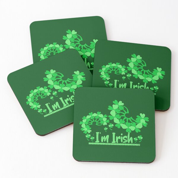 Item preview, Beautiful shamrocks with vintage writing, I am Irish. designed and sold by vibeno1.