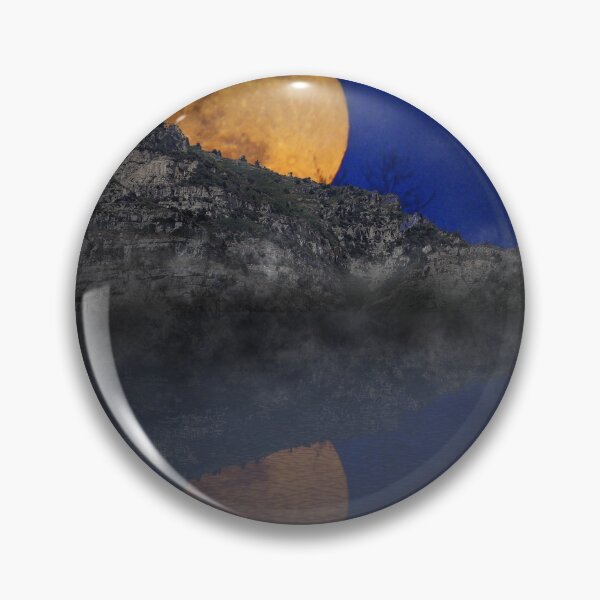 Item preview, Mountain Moonrise Reflection designed and sold by Brad Chambers.